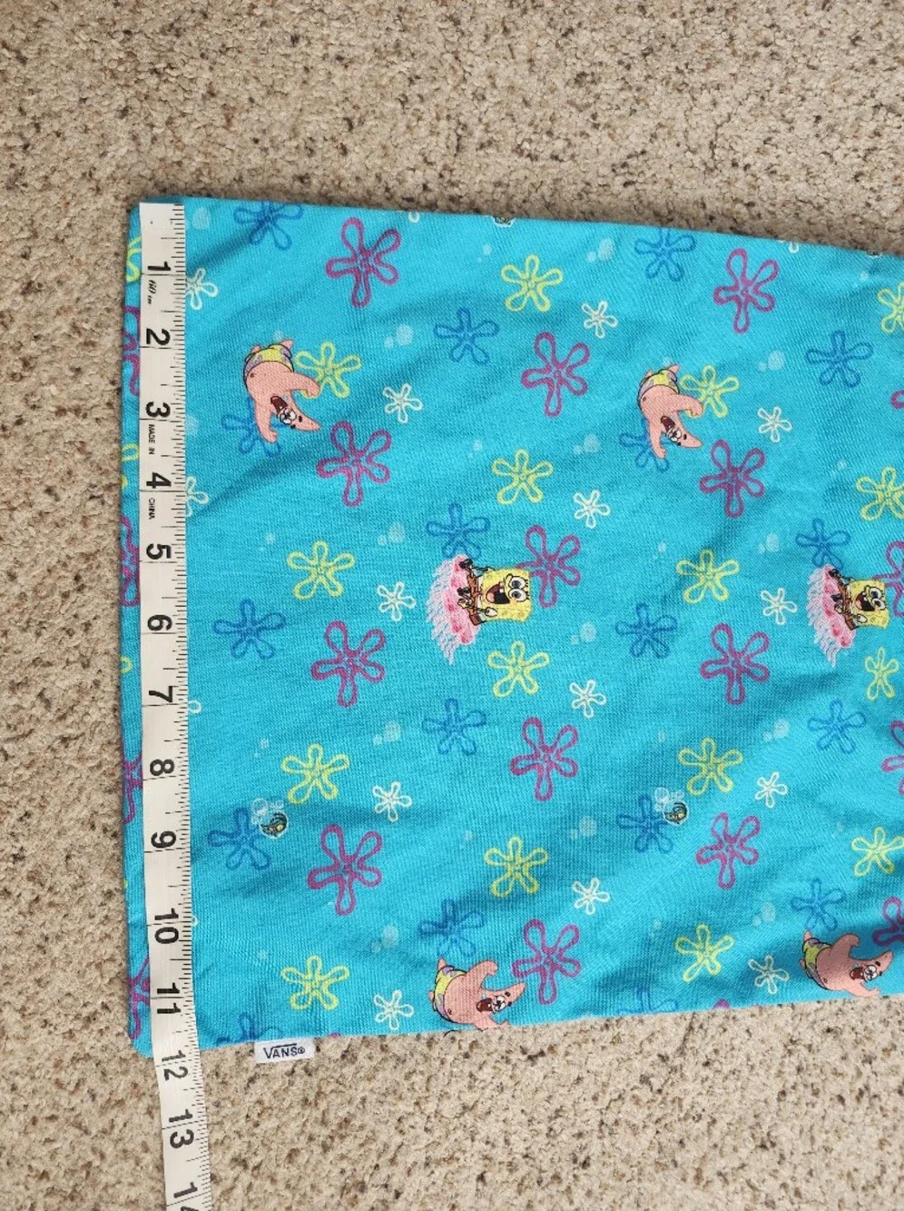 Vans SpongeBob SquarePants Blue Drawstring Bag